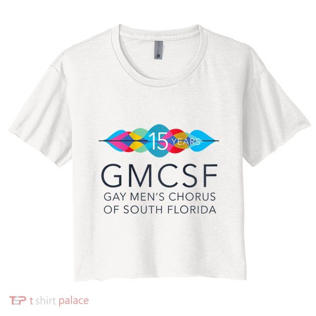Gmcsf 15th Anniversary Logo White Raglan Baseball Crop Top