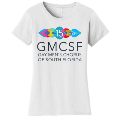 Gmcsf 15th Anniversary Logo White Raglan Baseball Women's T-Shirt