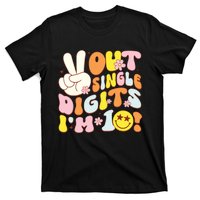 Groovy 10th Birthday Girl Peace Out Single Digits Im 10 T-Shirt