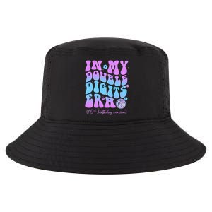 Groovy 10th Birthday In My Double Digits Era Cool Comfort Performance Bucket Hat