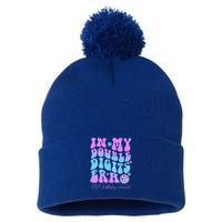 Groovy 10th Birthday In My Double Digits Era Pom Pom 12in Knit Beanie