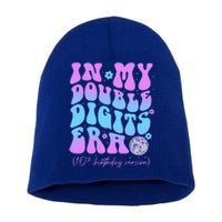 Groovy 10th Birthday In My Double Digits Era Short Acrylic Beanie