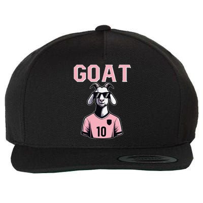 Goat 10 Cute Funny Soccer Wool Snapback Cap