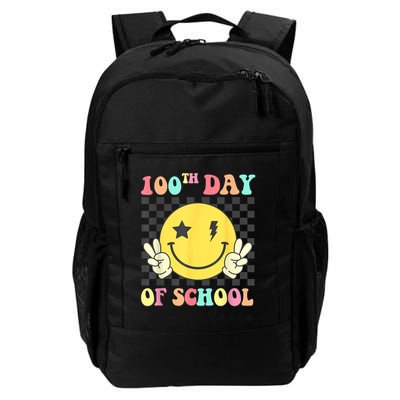 Groovy 100th Day Of School Vibes Cute 100 Days Of School Daily Commute Backpack