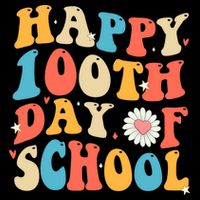 Groovy 100th Day Of School Teachers Happy 100 Days Flexfit Unipanel Trucker Cap