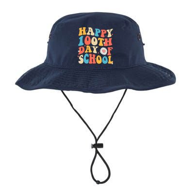 Groovy 100th Day Of School Teachers Happy 100 Days Bucket Hat