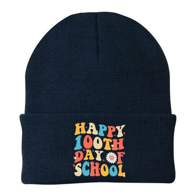 Groovy 100th Day Of School Teachers Happy 100 Days Beanie