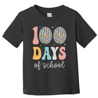 Groovy 100 Days Of School Retro Disco 100th Day Teacher Toddler T-Shirt