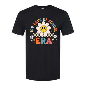 Groovy 100 Days Of School Era Flower 100th Day Teachers Softstyle CVC T-Shirt