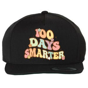 Groovy 100 Days Smarter Teacher Student 100th Day Of School Gift Wool Snapback Cap