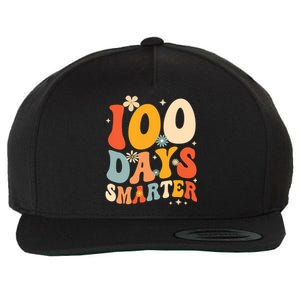 Groovy 100 Days Smarter Teacher Student 100th Day Of School Gift Wool Snapback Cap