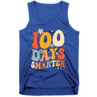 Groovy 100 Days Smarter Teacher Student 100th Day Of School Gift Tank Top