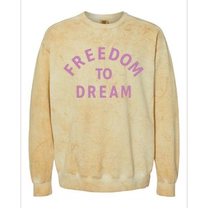 Goat 10 Freedom To Dream Colorblast Crewneck Sweatshirt