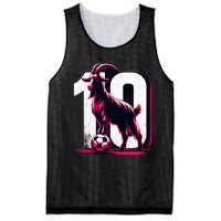 Goat 10 Funny Soccer Day Lover 2024 Mesh Reversible Basketball Jersey Tank