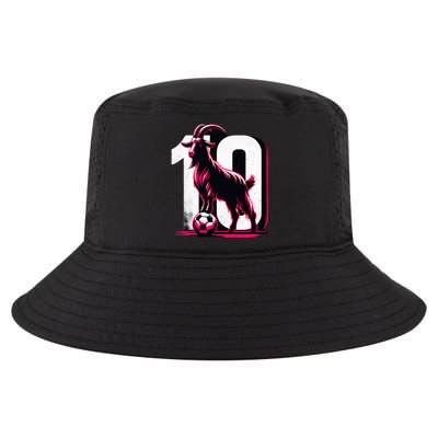 Goat 10 For Women Funny Soccer Day Cool Comfort Performance Bucket Hat