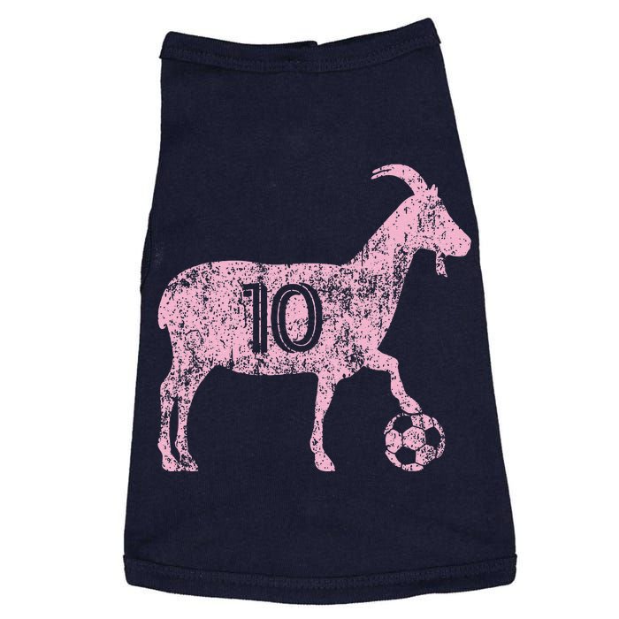 Goat 10 Funny Soccer Doggie Tank