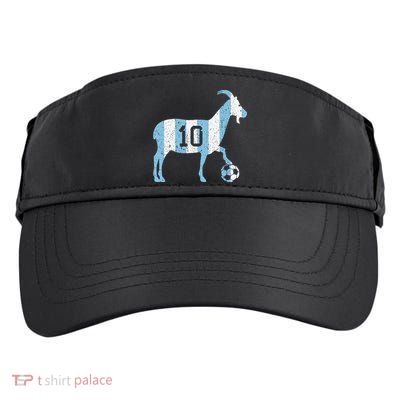 Goat 10 Funny Soccer Adult Drive Performance Visor