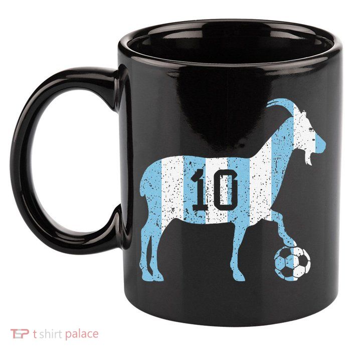 Goat 10 Funny Soccer 11oz C Handle Ceramic Mug
