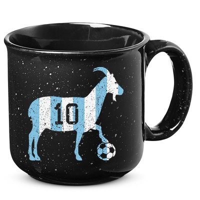 Goat 10 Funny Soccer 15oz Campfire Ceramic Mug