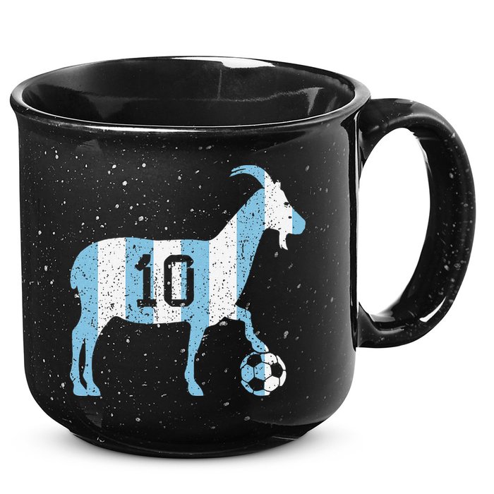 Goat 10 Funny Soccer 15oz Campfire Ceramic Mug