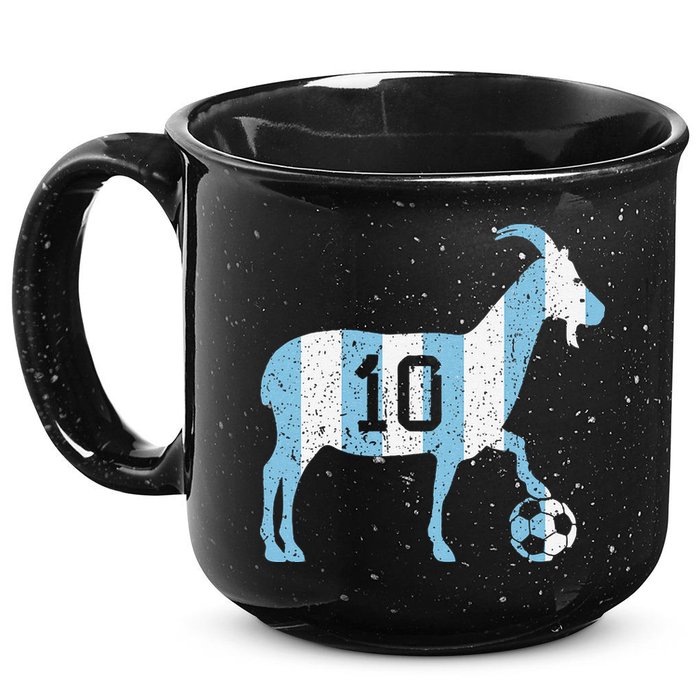 Goat 10 Funny Soccer 15oz Campfire Ceramic Mug