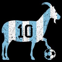 Goat 10 Funny Soccer Cropped Pullover Crew