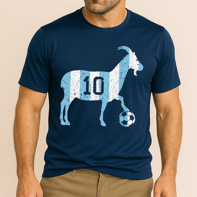 Goat 10 Funny Soccer Performance Shirt
