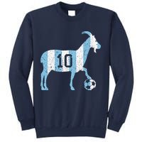 Goat 10 Funny Soccer Sweatshirt