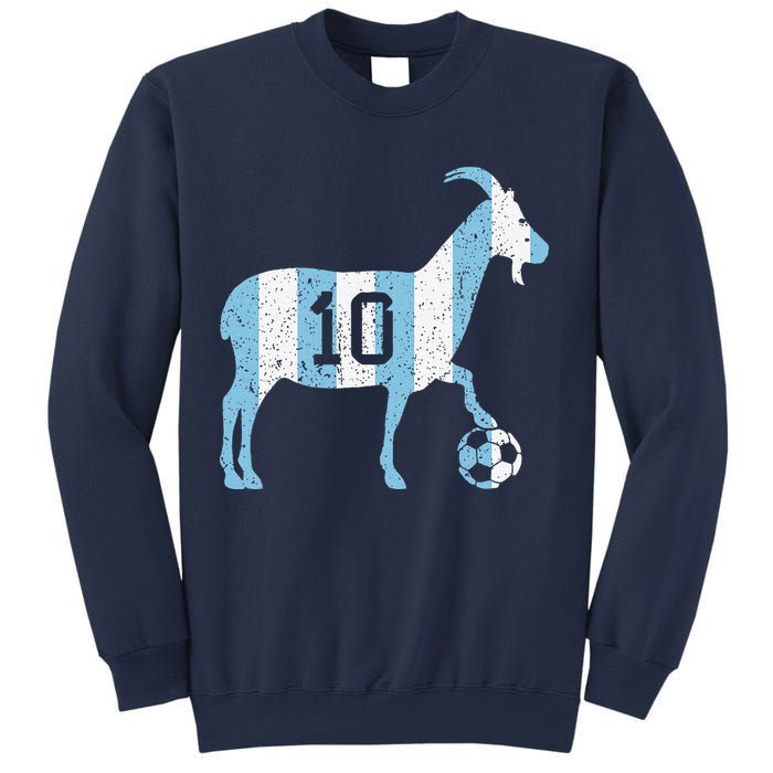Goat 10 Funny Soccer Sweatshirt