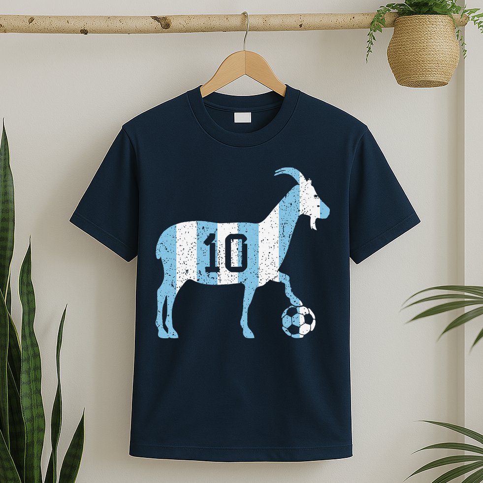 Goat 10 Funny Soccer T-Shirt