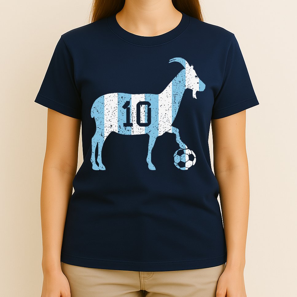 Goat 10 Funny Soccer T-Shirt