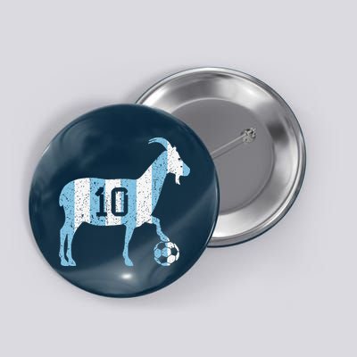 Goat 10 Funny Soccer Button