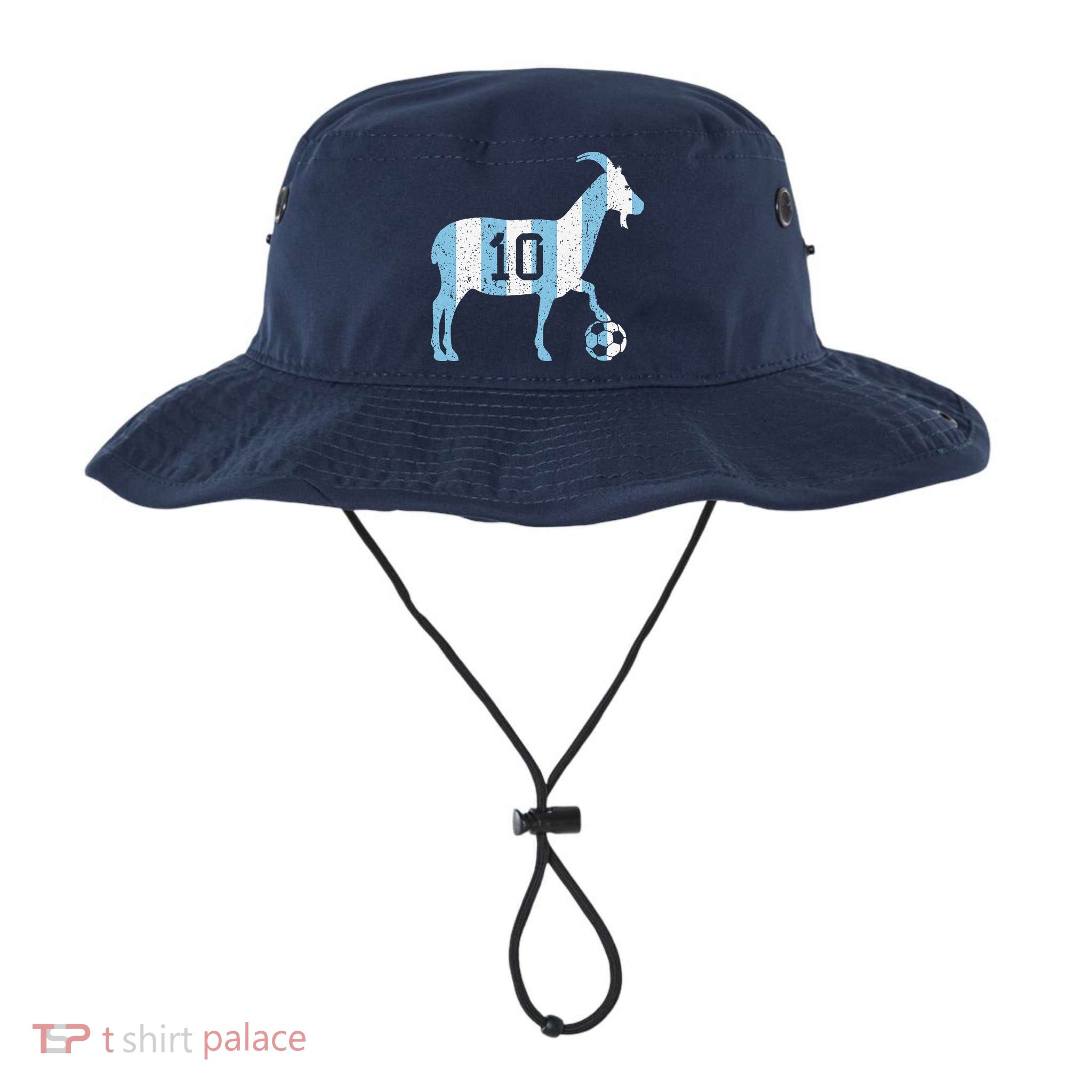 Goat 10 Funny Soccer Bucket Hat