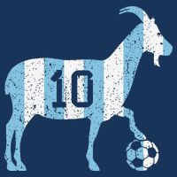 Goat 10 Funny Soccer Drawstring Bag