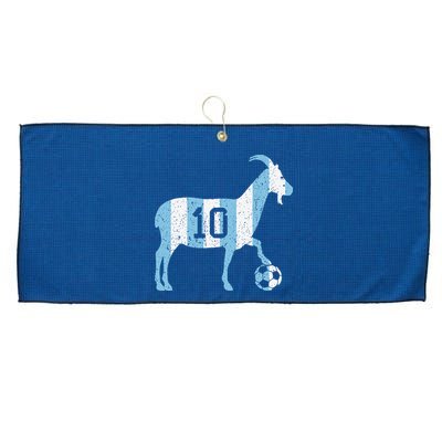 Goat 10 Funny Soccer Large Microfiber Waffle Golf Towel