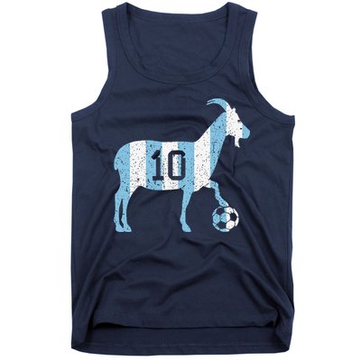 Goat 10 Funny Soccer Tank Top