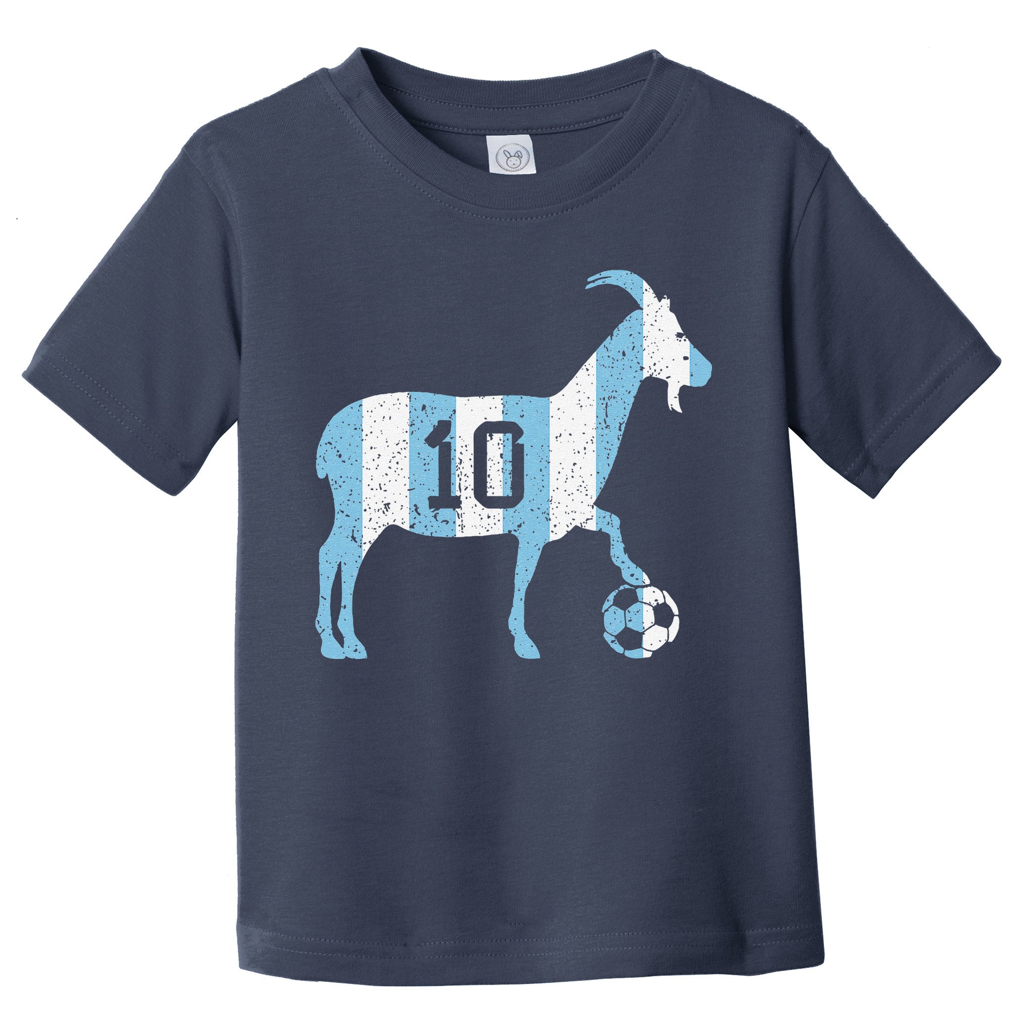 Goat 10 Funny Soccer Toddler T-Shirt