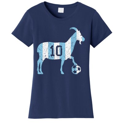 Goat 10 Funny Soccer Women's T-Shirt