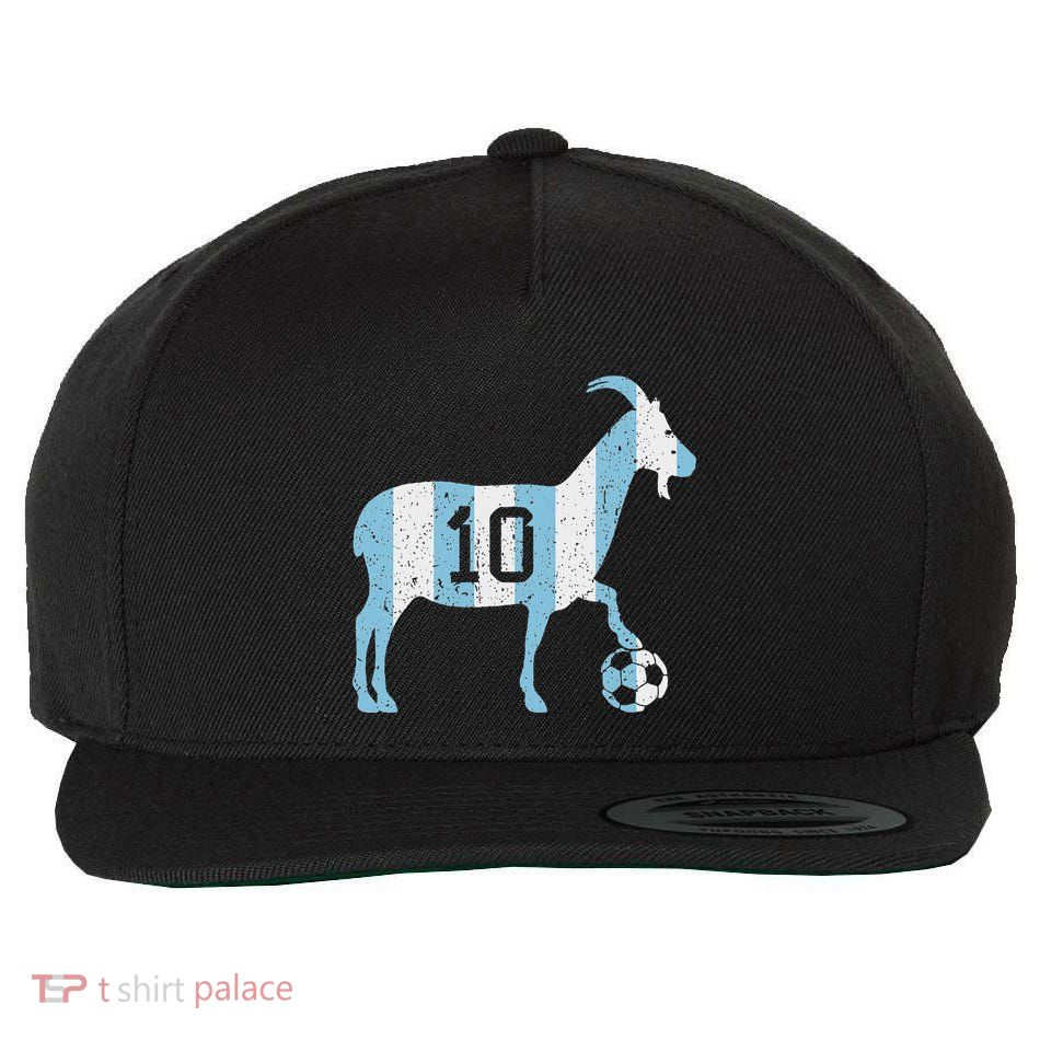 Goat 10 Football Soccer Wool Snapback Cap
