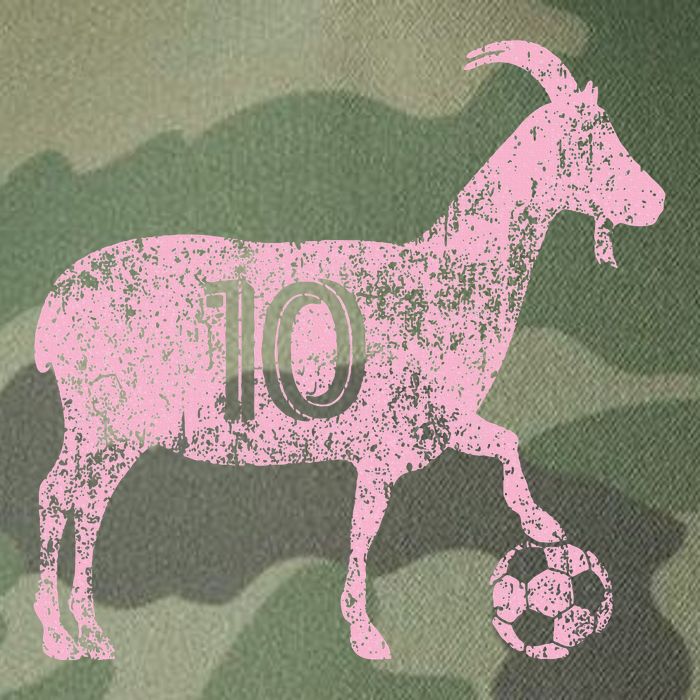 Goat 10 Funny Soccer Legacy Tie Dye Trucker Hat