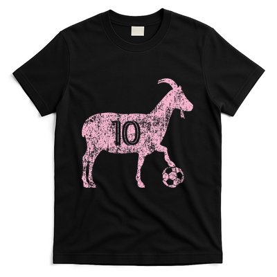 Goat 10 Funny Soccer T-Shirt