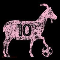 Goat 10 Funny Soccer Button