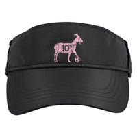 Goat 10 Funny Soccer Adult Drive Performance Visor