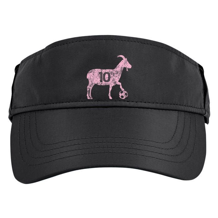 Goat 10 Funny Soccer Adult Drive Performance Visor