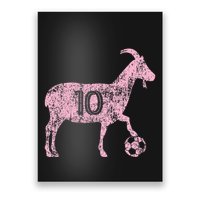 Goat 10 Funny Soccer Poster