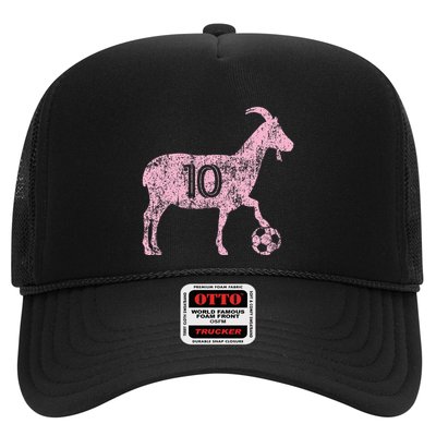 Goat 10 Funny Soccer Trucker Hat