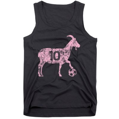 Goat 10 Funny Soccer Tank Top