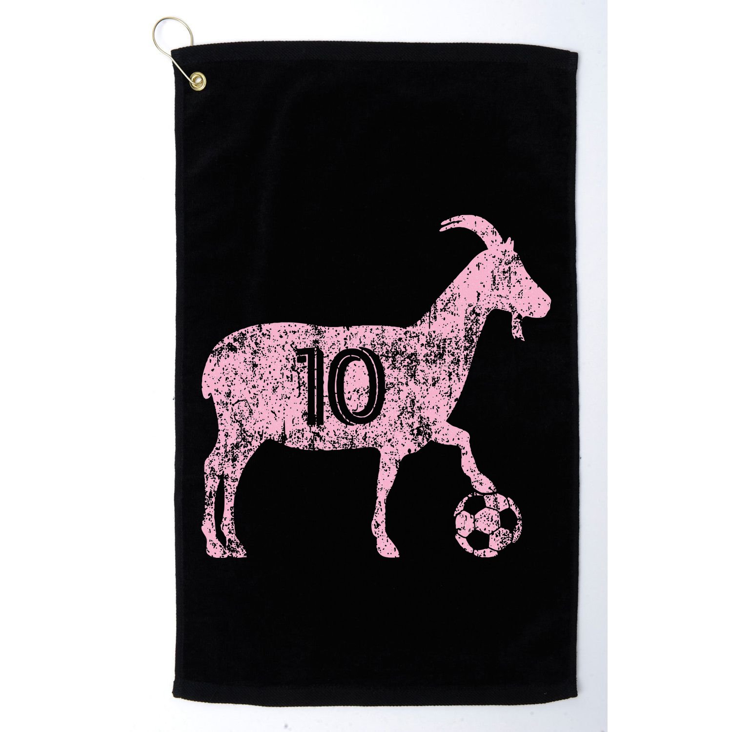 Goat 10 Funny Soccer Golf Towel