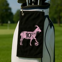 Goat 10 Funny Soccer Golf Towel
