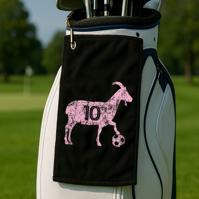 Goat 10 Funny Soccer Golf Towel